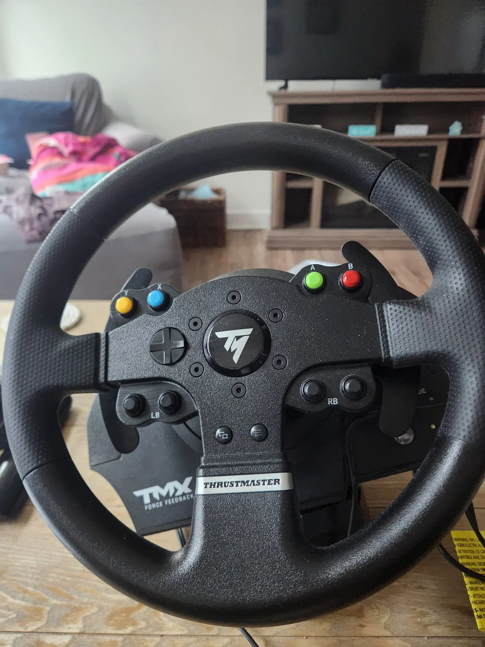 TMX Black Racing Wheel Controller ( Pedals not included )